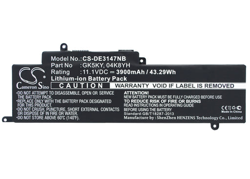 Dell INS13WD-3308T INS13WD-3508T INS13WD-3608T INS Replacement Battery-main