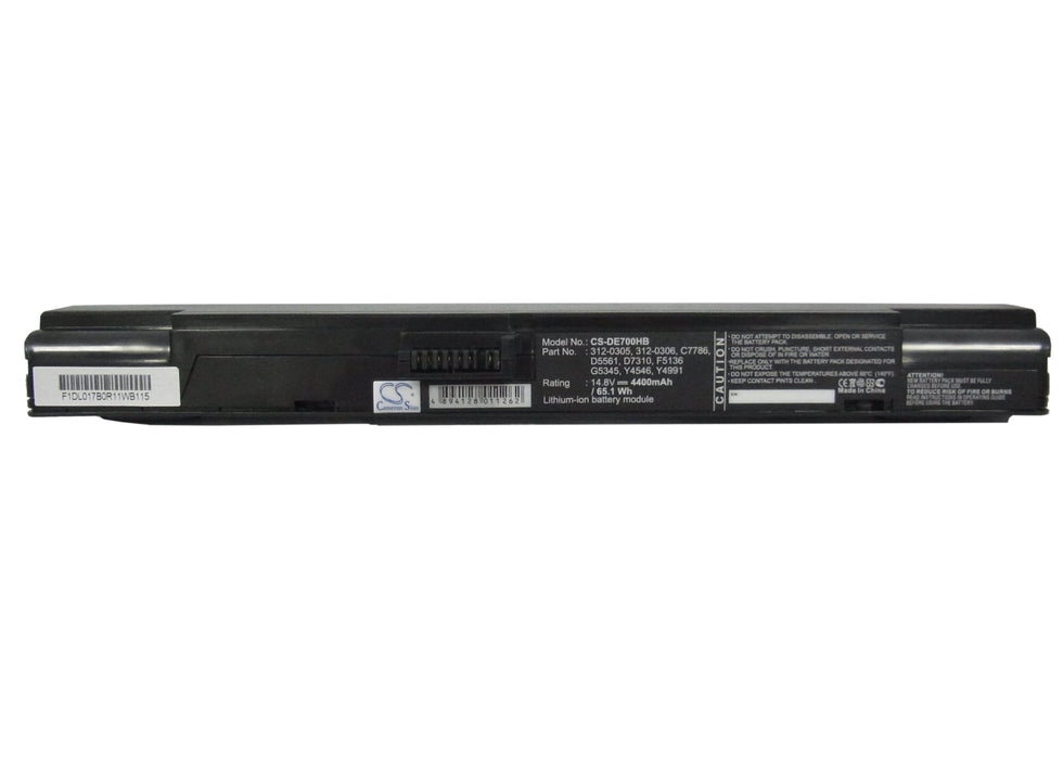 Dell Inspiron 700m Inspiron 710m 4400mAh Laptop and Notebook Replacement Battery-5