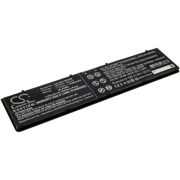Dell Latitude E7250 Latitude E7440 Latitude E7450 Laptop and Notebook Replacement Battery