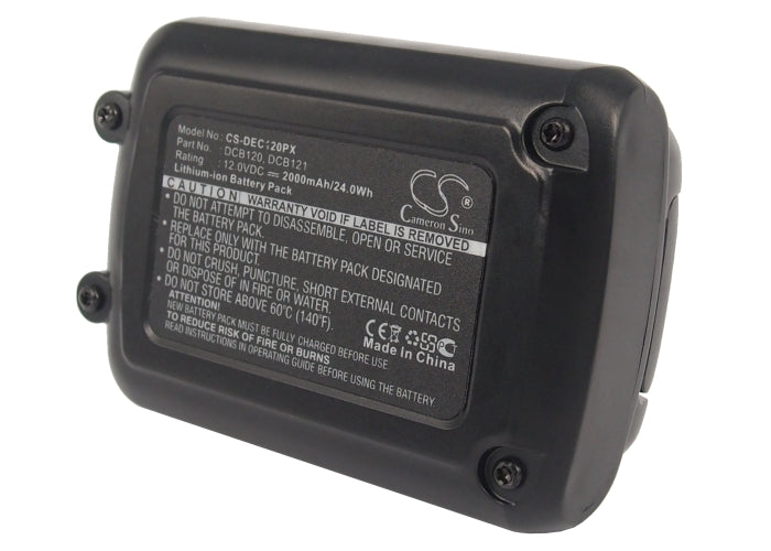 Dewalt 12V MAX Li-ion DCD700 DCD710 DCD710 2000mAh Replacement Battery-4