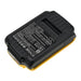 DeWalt 120V MAX 12V MAX Li-ion 20V MAX 60V MAX CL3.C18S DCB184 DCB184-XJ DCB184-XR DCD700 DCD710 DCD710D2-QW DC 2000mAh Power Tool Replacement Battery