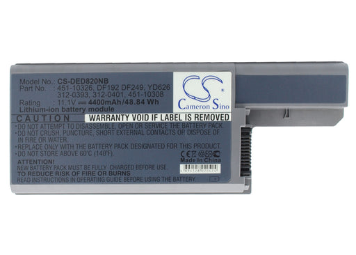 Dell Latitude D531 Latitude D820 Precision 4400mAh Replacement Battery-main