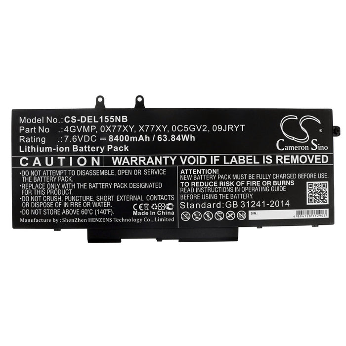Dell Latitude 14 5400 Latitude 14 5500 N001L5400-D1306CN N013L5400-D1526FCN N022L5400-D1536FCN N032L5400-D1706 Laptop and Notebook Replacement Battery-5
