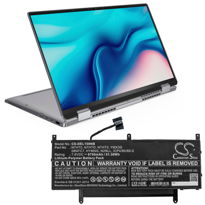 Dell Latitude 15 9510 06DF2 Latitude 15 9510 12NTW Latitude 15 9510 16X54 Latitude 15 9510 19DX2 Latitude 15 9 Laptop and Notebook Replacement Battery-5