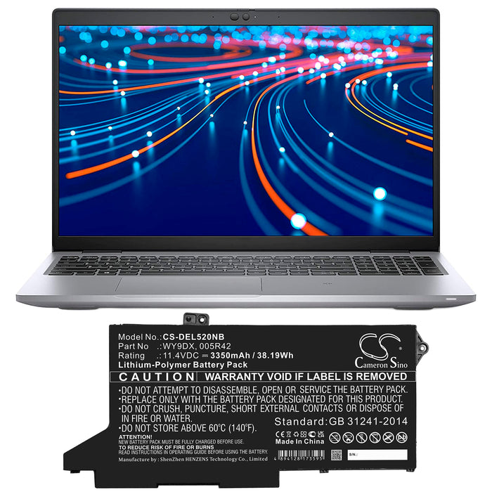 Dell Latitude 7285 Laptop and Notebook Replacement Battery-5