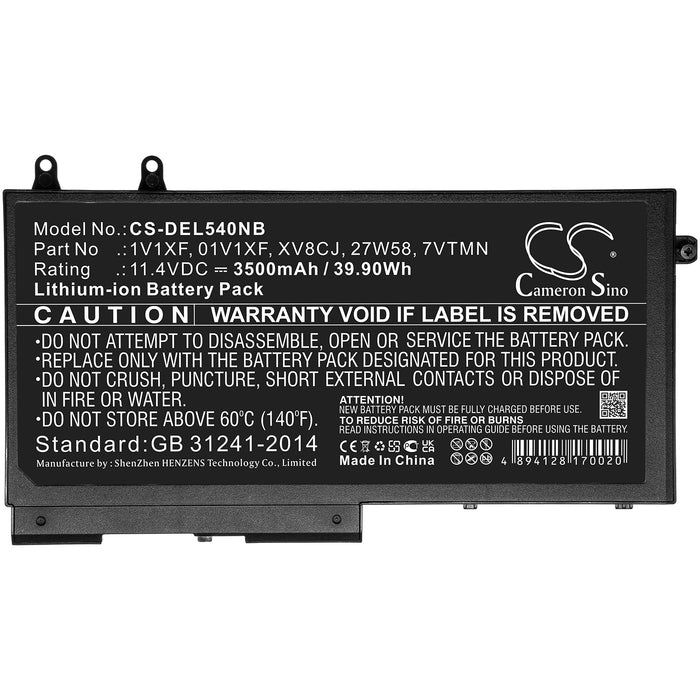 Dell Inspiron 7591 2-in-1 Latitude 5400 Latitude 5400 Chromebook Latitude 5401 Latitude 5410 Latitude 5411 Lat Laptop and Notebook Replacement Battery-5