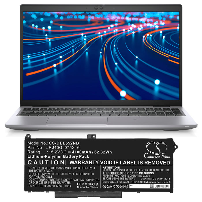 Dell Latitude 14 5420 Latitude 14 5420 CHKFM Latitude 14 5420 FDTCY Latitude 14 5420 XPC5H Latitude 15 5520 La Laptop and Notebook Replacement Battery-5