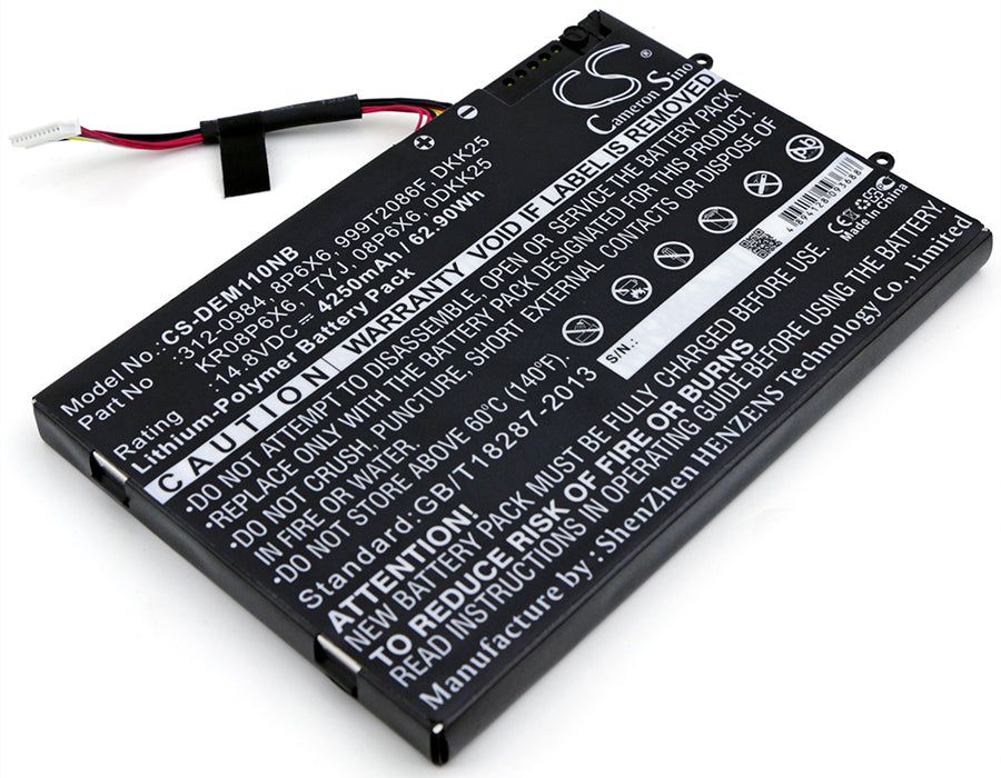 Dell Alienware M11x Alienware M11xR2 Alienware M11 Replacement Battery-main