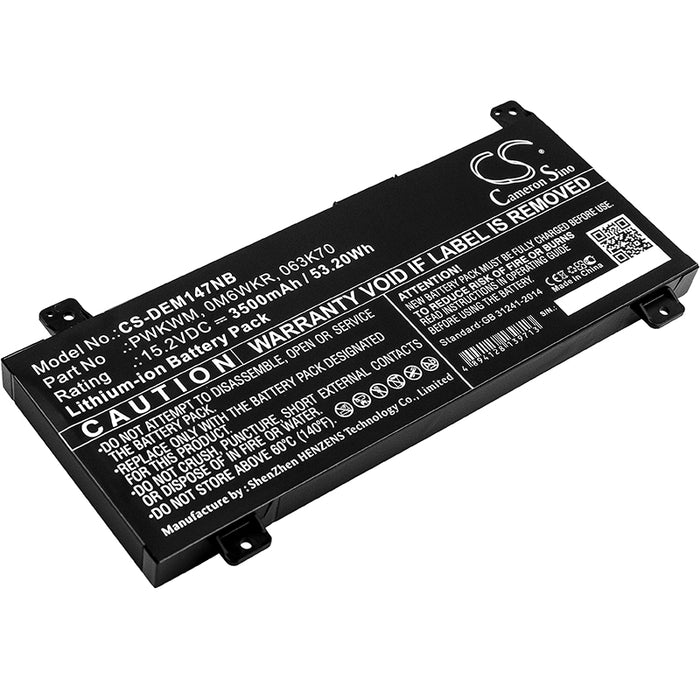 Dell 14-7000 14-7466 14-7467 Inspiron 14 7000 Insp Replacement Battery-main