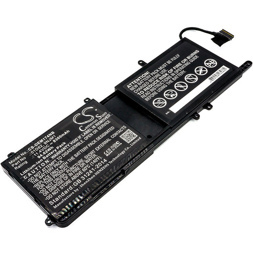 Dell Alienware 15 Alienware 15 2018 Alienware 15 R Replacement Battery-main