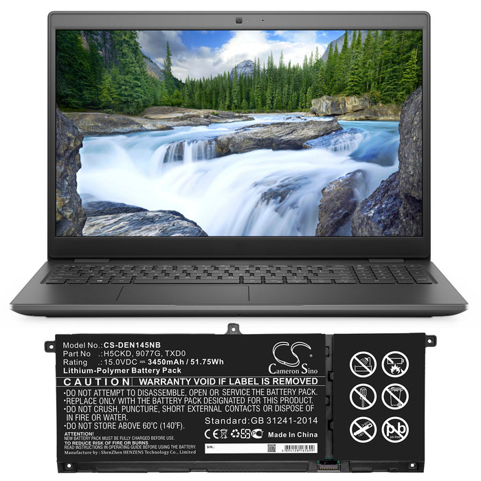 Dell Inspiron 13 7306 2-in-1 Inspiron 14 5401 Inspiron 15 5501 Inspiron 15 5502 Inspiron 15 7506 2-in-1 P97F L Laptop and Notebook Replacement Battery-5