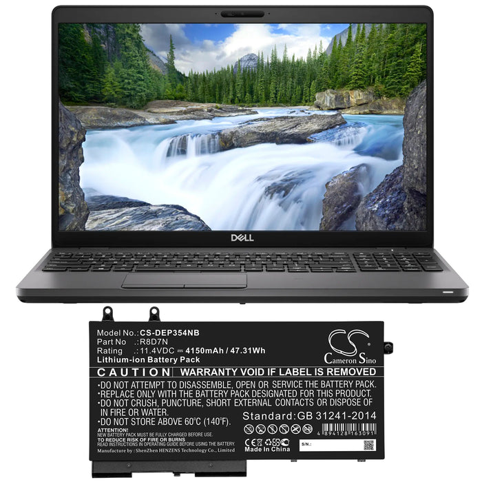 Dell Precision 15 3540 Laptop and Notebook Replacement Battery-5