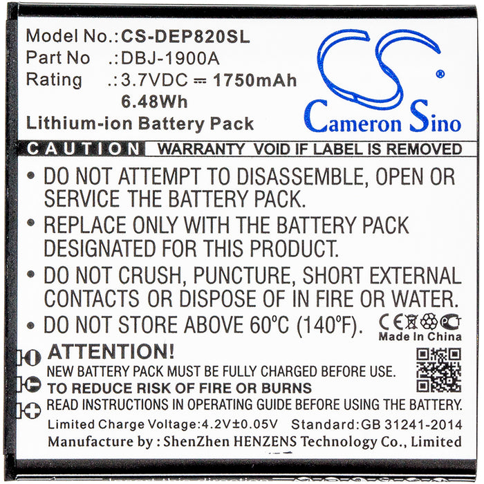 Doro Liberto 820 Mobile Phone Replacement Battery-3