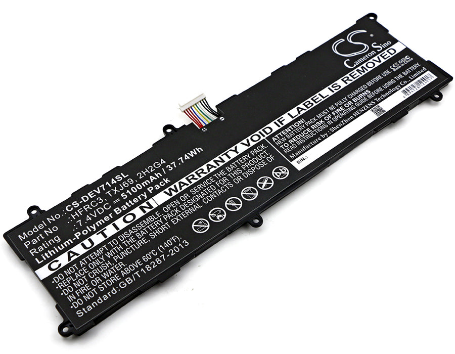 Dell Venue 11 Pro 7140 Venue 11 Pro 7140 Tablet Ve Replacement Battery-main