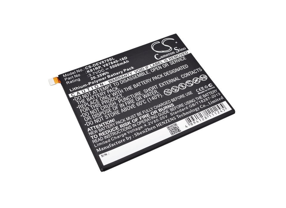 Dell V87840-16D Venue 8 7000 Venue 8 7840 Replacement Battery-main