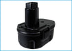 Dewalt DC528 Flashlight DC551KA DC61 Black 1500mAh Replacement Battery-main