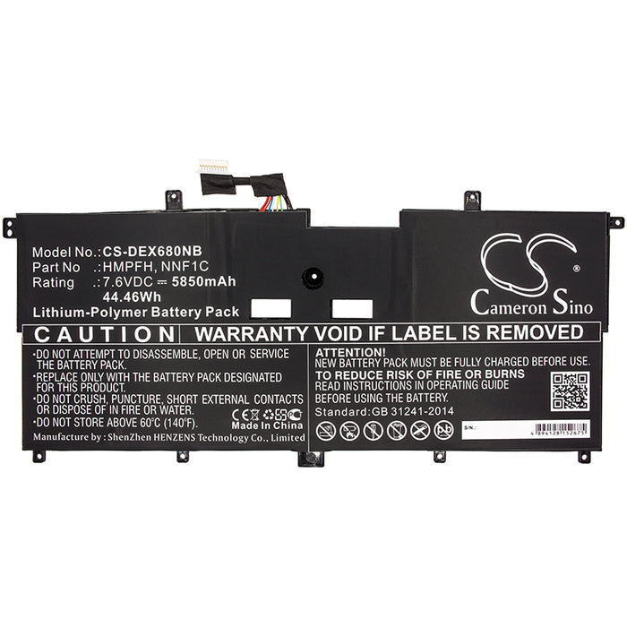 Dell N003X9365-D1516FCN N006X9365-D1726QCN XPS 13 9365 XPS 13 9365 2-in-1 XPS 13-9365-D1605TS XPS 13-9365-D180 Laptop and Notebook Replacement Battery-3