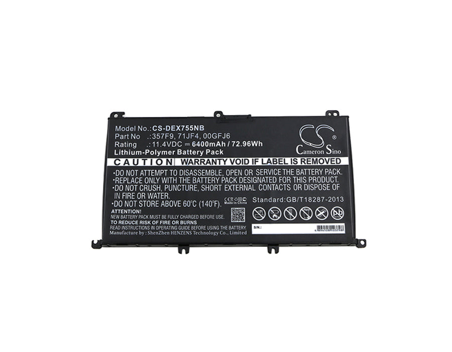 Dell Ins 15-7567-D1545B Ins 15-7567-D1545R Ins 15-7567-D1645B Ins 15-7567-D1645P Ins 15-7567-D1745B Ins 15-756 Laptop and Notebook Replacement Battery-3