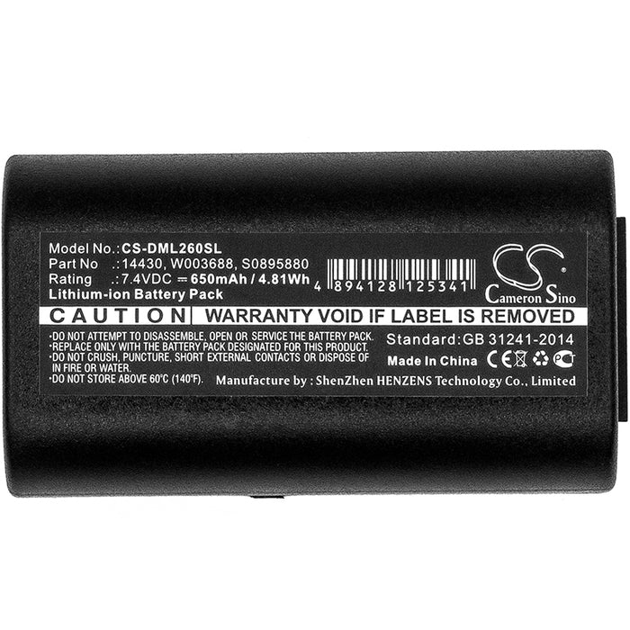3M PL200 650mAh Printer Replacement Battery-3