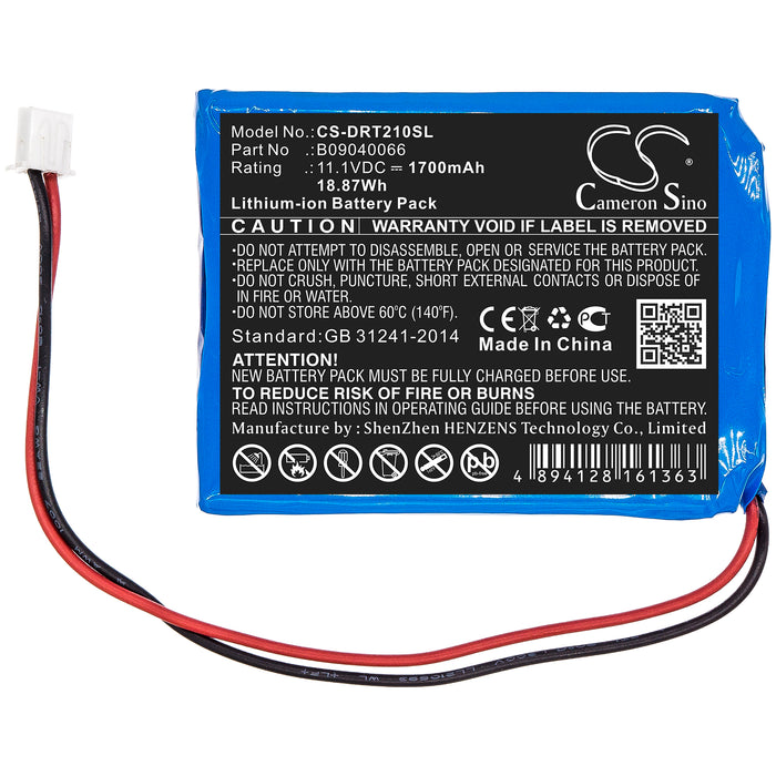 Deviser DS2100A DS2100B DS2100Q Replacement Battery-3