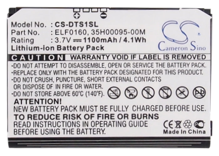 O2 XDA Nova 1100mAh Mobile Phone Replacement Battery-5