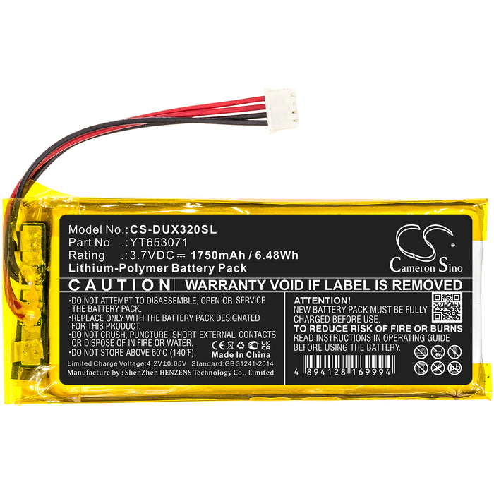 XDUOO X3 Mark II Media Player Replacement Battery-3