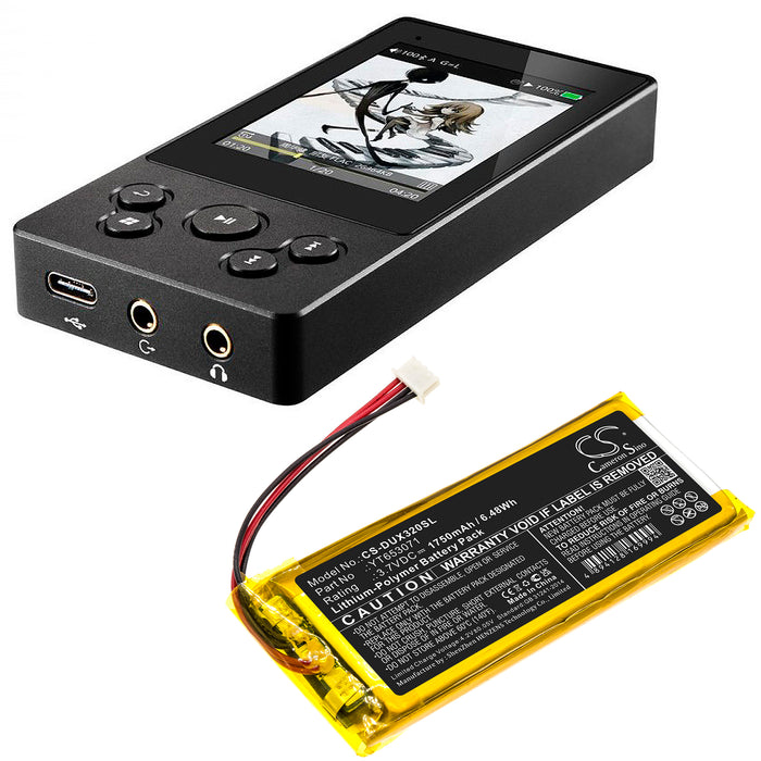 XDUOO X3 Mark II Media Player Replacement Battery-6