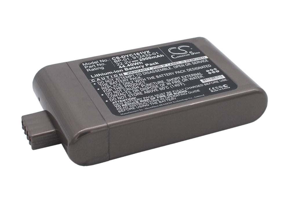 Dyson D12 Cordless Vacuum DC16 DC-16 DC16 Animal DC16 Boat DC16 Car DC16 Handheld DC16 Issey Miyake DC16 Issey Miya 2000mAh Vacuum Replacement Battery-2
