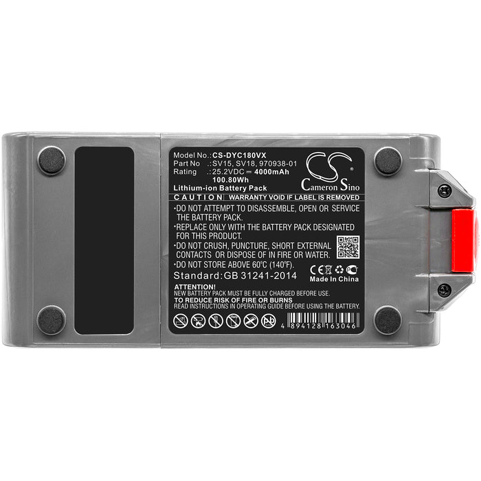 Dyson V11 2020 V11 Absolute Extra V11 Absolute Extra + V11 Absolute Extra Pro V11 Absolute+ V11 Animal V11 Click-In V11 Com Vacuum Replacement Battery-3