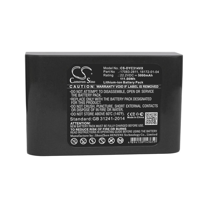 Dyson DC31 DC31 Animal DC34 DC35 DC35 Exclusive DC44 DC44 Animal DC44 Animal Fuchsia DC44 Animal Total Clean DC44 E 5000mAh Vacuum Replacement Battery-5