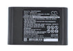 Dyson DC31 Animal DC34 DC34 Animal DC Gray 1500mAh Replacement Battery-main
