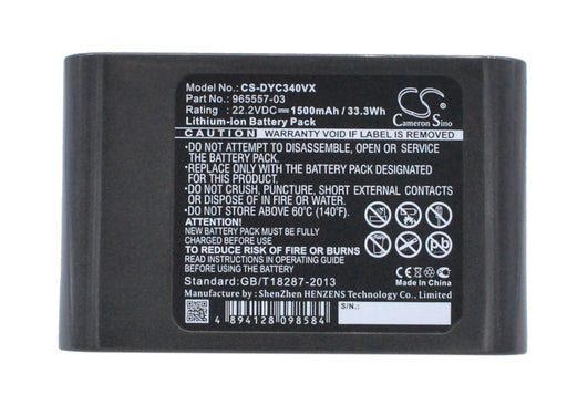 Dyson DC31 Animal DC34 DC34 Animal DC Gray 1500mAh Replacement Battery-main