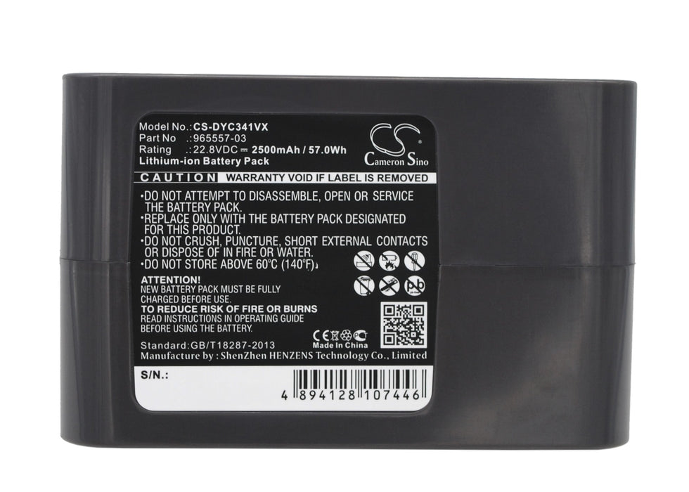 Dyson DC31 Animal DC34 DC34 Animal DC Gray 2500mAh Replacement Battery-main