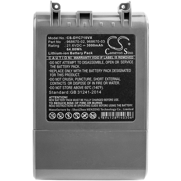 Dyson SV11 V7 V7 Motorhead Pro V7 Motorhead vacuum V7 Total Clean V7 Trigger 3000mAh Vacuum Replacement Battery-5
