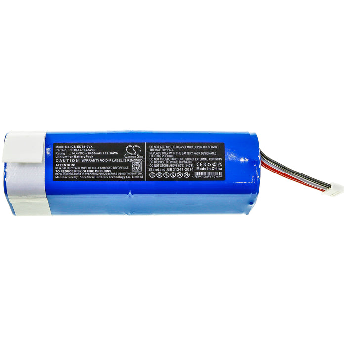 Ecovacs DBX11-11 21 Deebot T8 Deebot T8 Aivi Max Power Deebot T8+ DJ65 DLX11-21 61 DX33 DX53 DX55 N5 N8 T5 T8 T8 Ai 6400mAh Vacuum Replacement Battery-3