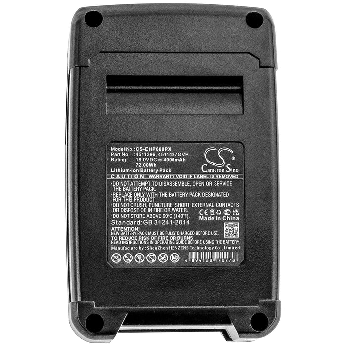 Einhell PX-BAT52 PXBP-300 PXBP-600 4000mAh Replacement Battery-5