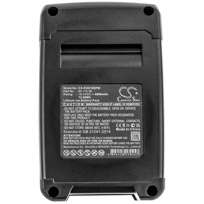 Einhell 4118907 GE-CG 18 Li Solo GE-CH 1846 Li Sol Replacement Battery-5