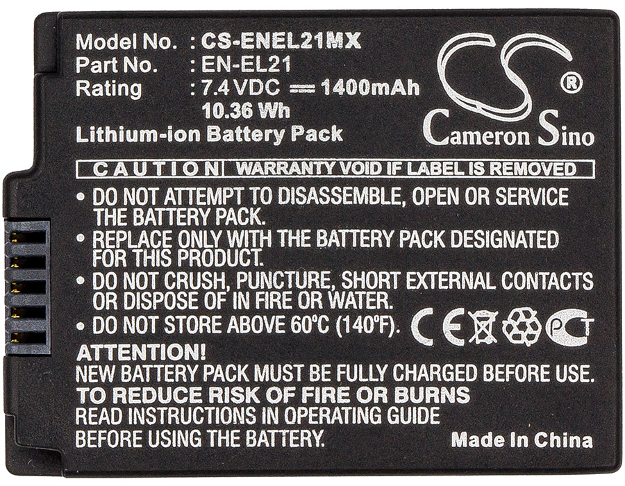 Nikon 1 V2 1400mAh Camera Replacement Battery-3