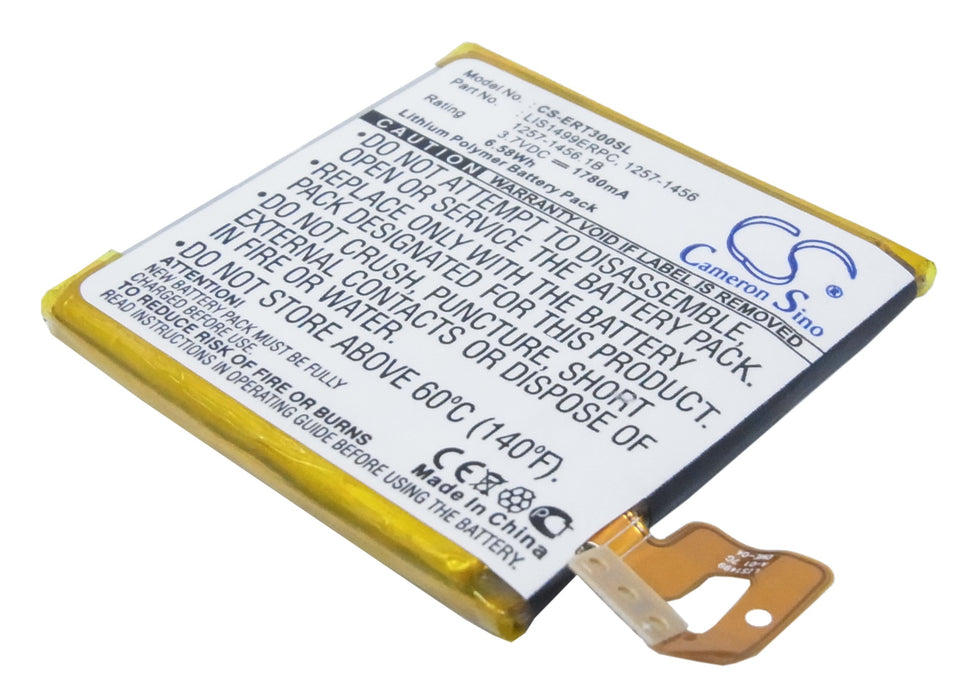 Sony Ericsson LT30a LT30AT LT30i Mint Xperia T Xpe Replacement Battery-main