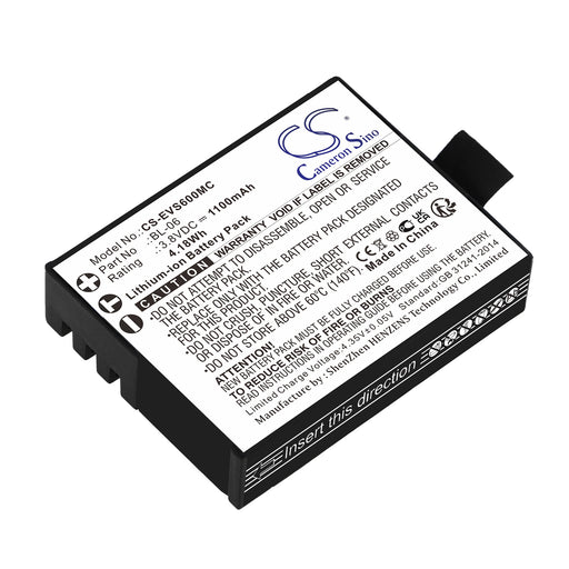 EZVIZ S1c S2 S3 S5 S6 1100mAh Camera Replacement Battery