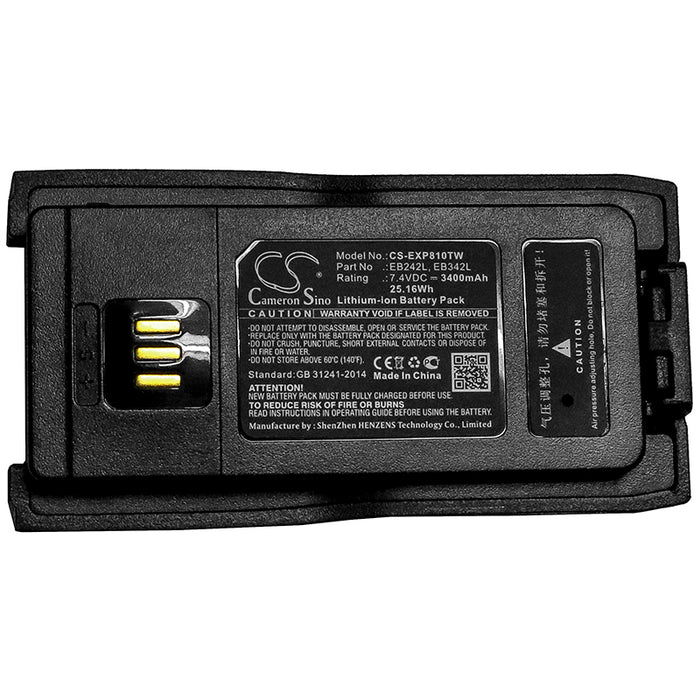 VIG VR8810 3400mAh Two Way Radio Replacement Battery-5
