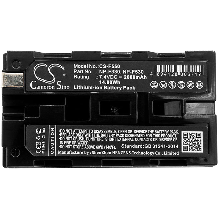 Aputure AMARAN AL-528C AMARAN AL-528S AMARAN AL-528W AMARAN AL-F7 CRI 95+ AMARAN ALH198 CRI 95+ AMARAN ALH-198C CRI 2000mAh Camera Replacement Battery-3