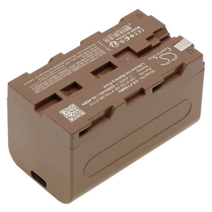 ATOMOS Ninja 10-bit DTE field recorde 5200mAh Camera Replacement Battery