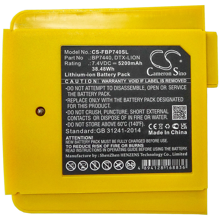 Fluke DTX-1200-M DTX-1200-MS DTX-1800-M DTX-1800-M Replacement Battery-5