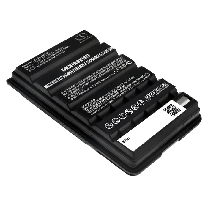 Yaesu FT-250E FT-250R FT-270E FT-270R FT-277R FT-6 Replacement Battery-main