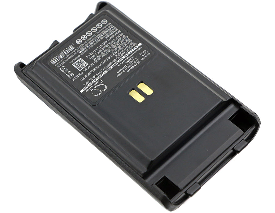 Vertex VX350 VX-350 VX351 VX-351 VX354 VX-354 2600mAh Two Way Radio Replacement Battery-2