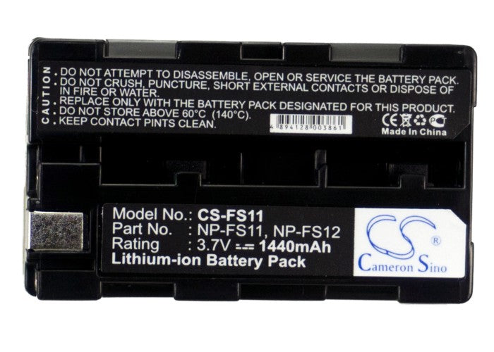Sony CCD-CR1 CCD-CR1E Cyber-shot DSC-F505 Cyber-shot DSC-F505K Cyber-shot DSC-F505V Cyber-shot DSC-F55 Cyber-shot DSC-F55DX Camera Replacement Battery-5