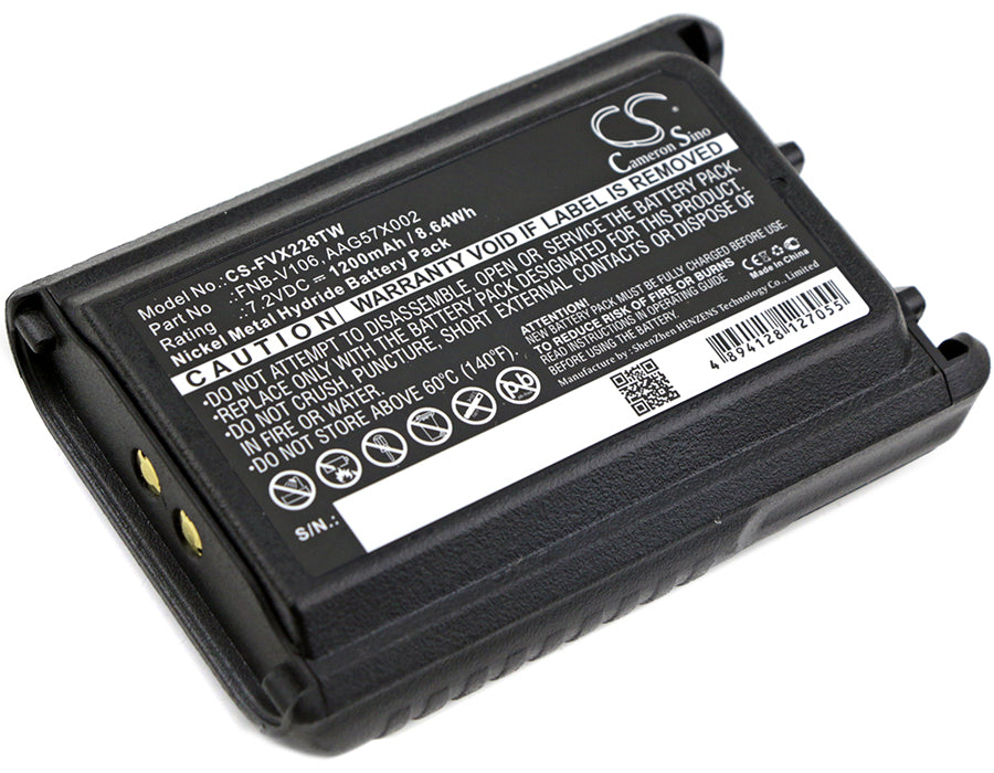 Vertex VX-228 VX-230 VX-231 VX-231L Replacement Battery-main