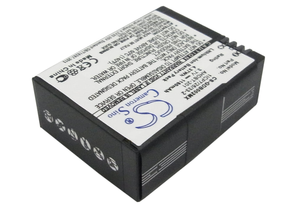 Rollei AC420 Action Cam 420 Actioncam 420 1180mAh Camera Replacement Battery-2