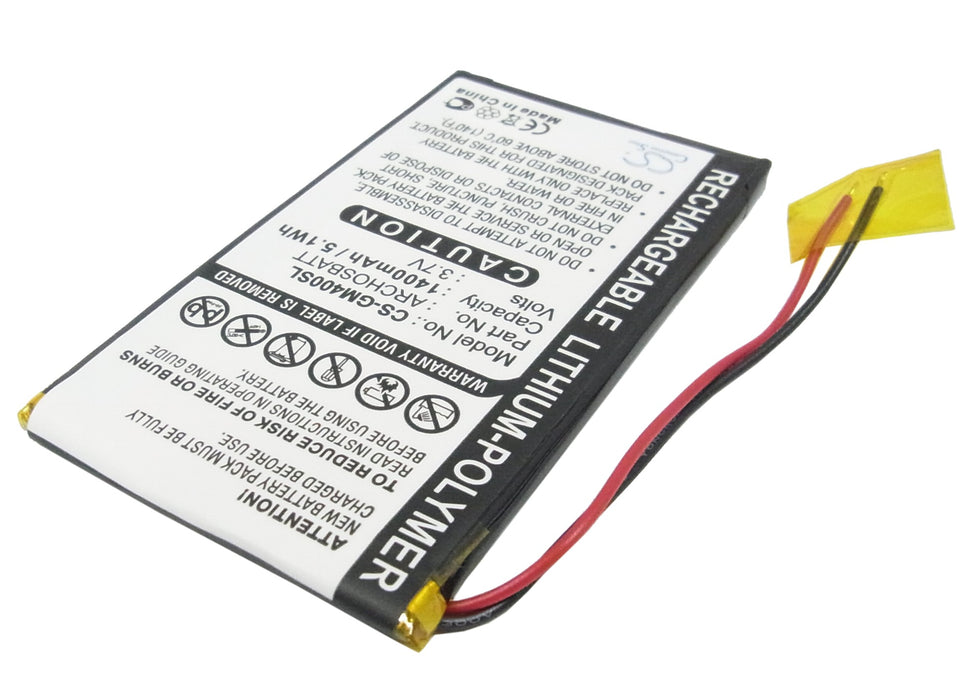 Archos AV402E Gmini 400 Gmini 402 Gmini 402CC PocketDISH AV402E Media Player Replacement Battery-2